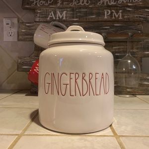 Rae Dunn GINGERBREAD CHRISTMAS CANISTER
